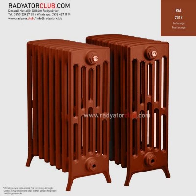 Kdr-6-75 Kolonlu Ayaklı Döküm Radyatör, Ral 2013 |  29 Kolon